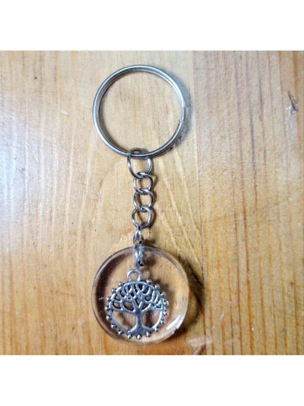 Silver Tree of Life Keychain